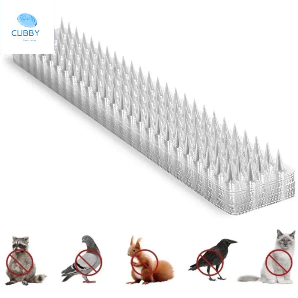 CUBBY 10/20Pcs พลาสติกทำจากพลาสติก เครื่องไล่สัตว์หนามแหลม กันน้ำกันน้ำได้ โปร่งใสโปร่งใส ยาขับไล่หนามนก อุปกรณ์รั้วสวน แถบนำแสง รั้วยึดผนังเพื่อความปลอดภัย กระรอกกระรอกกระรอก ราคา 183 บาท*ส่งฟรี