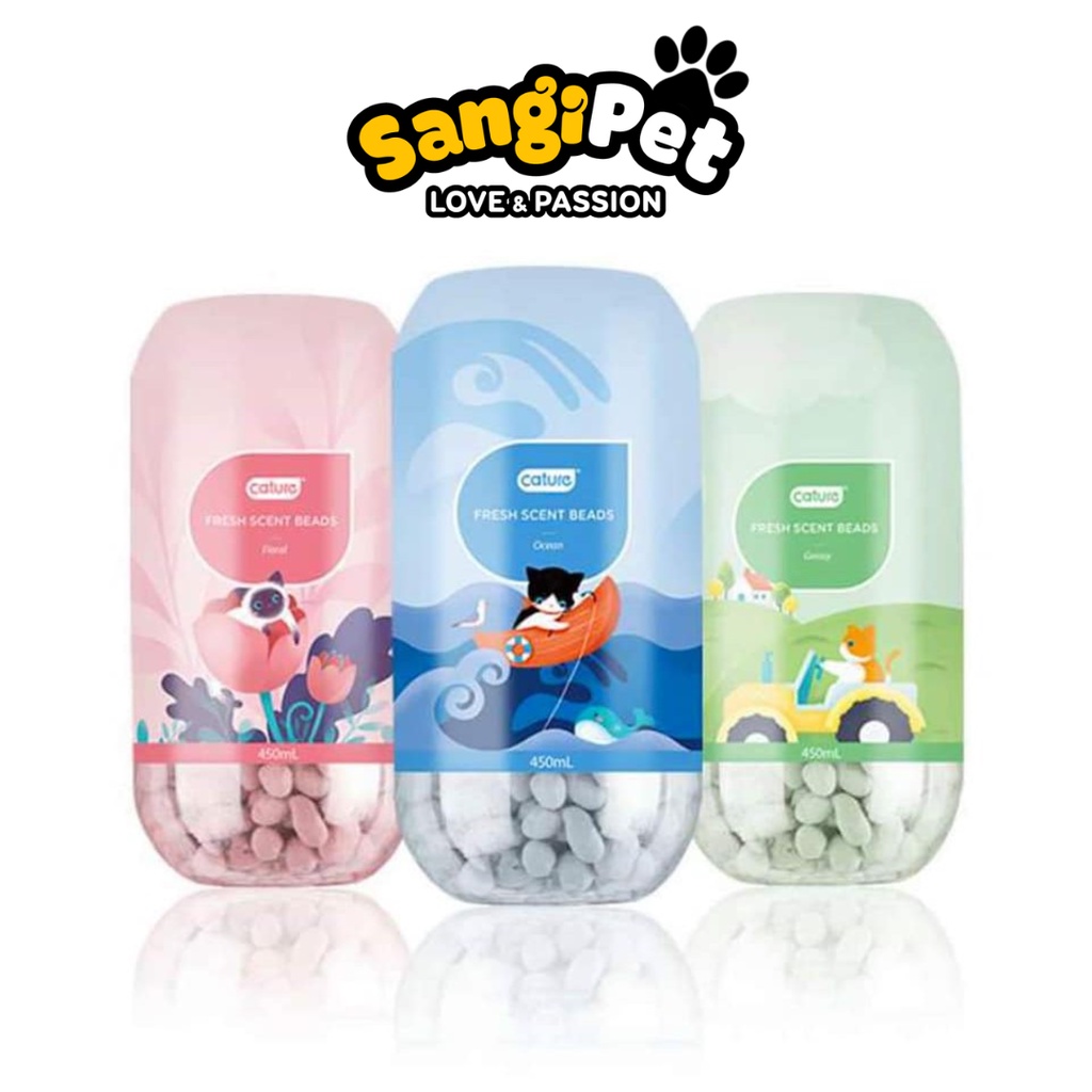 Hạt khử mùi cát mèo CATURE 450ml - viên khử mùi từ Mỹ, hương tự nhiên, không gây kích ứng