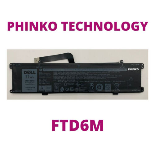 Pin Dell Latitude 7285 Latitude 7285 2-in-1 FTD6M 06HHW5 6HHW5 K17M GC02002190L G99QA050H BQ40370