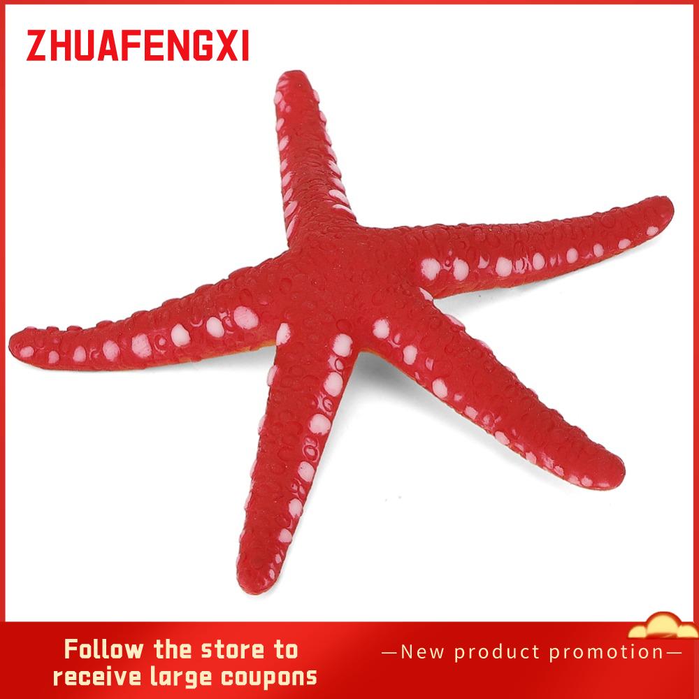 ZHUAFENGXI Mô phỏng Mô phỏng sao biển Nhiều màu sắc Sáng Sao biển bể cá Đồ trang trí bể cá Nhựa Bể cá sao biển Trang trí bể cá