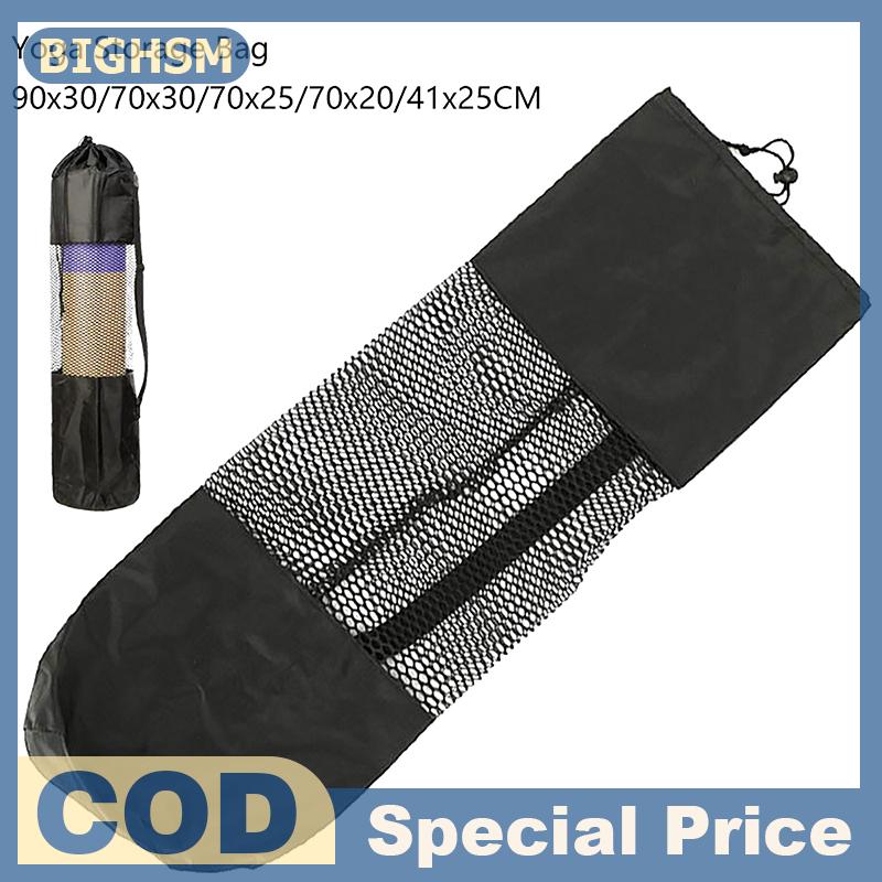BIGHSM Yoga Mat lưới túi dày Oxford vải Túi Yoga Mat lưới Túi ba lô thuận tiện lưới Yoga Mat lưu trữ túi
