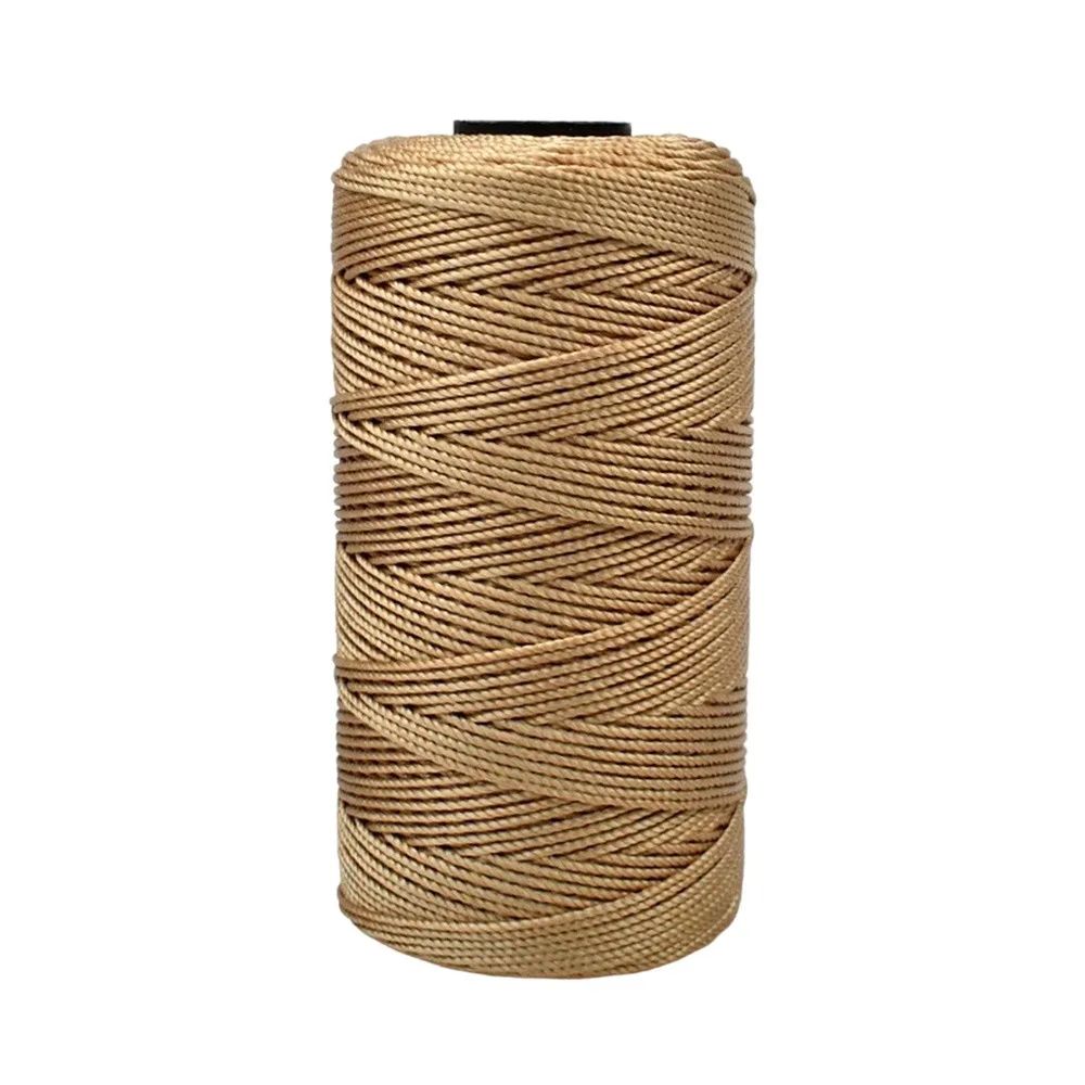UJ 200m 1.5mm Ice Cotton Silk Thread 200m Colored Polypropylene Yarn Crochet Thread Cord DIY Crafts