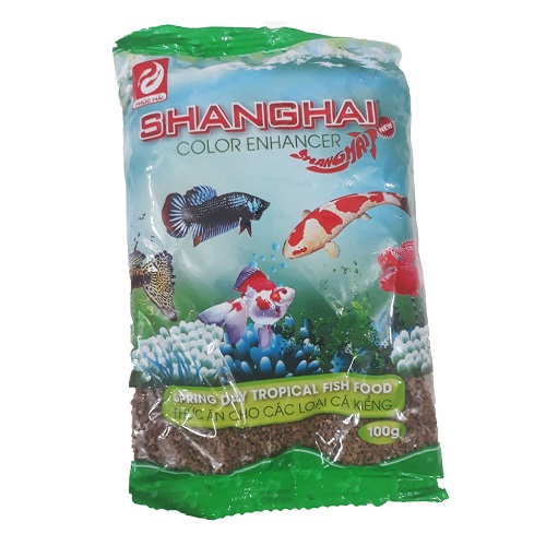 Thức ăn cá shanghai/ kaokui hạt nhỏ 100g