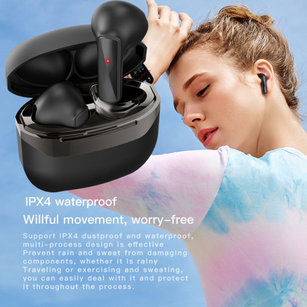 1 Bộ tai nghe bluetooth cho Xiaomi Tai nghe bluetooth di động Tai nghe Bluetooth Tai nghe bluetooth với sạc trường hợp Tai nghe trùm tai tai nghe trùm tai