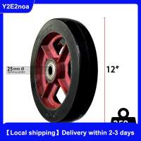 【Local shipping】 6 810 12 Inches Push Cart Rubber Wheel Heavy Duty Wheel Replacement Of Trolley Cart Handtruck Pushcart