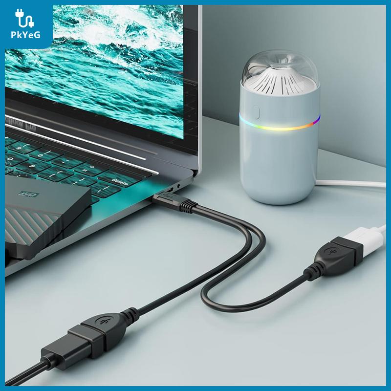 【PkYeG】 USB 1ถึง2สายข้อมูลชาร์จเร็ว Splitter อะแดปเตอร์แบบพกพาสำหรับพร้อมกันอุปกรณ์คู่ชาร์จเข้ากันได้กับบ้านสำนักงาน ราคา 23 บาท*ส่งฟรี