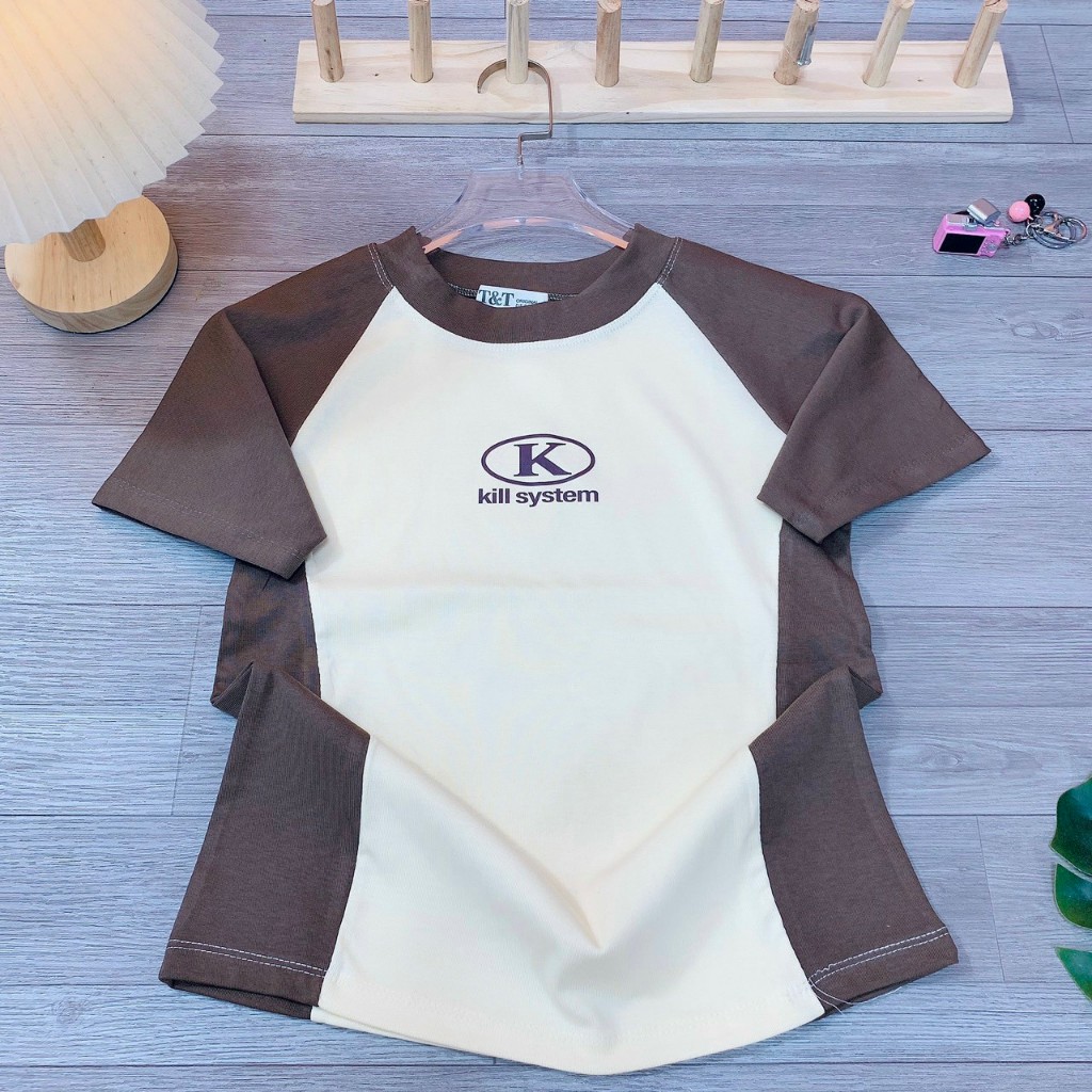 Áo Baby Tee Borip CHỮ K Quảng Châu L1 Co Dãn 4 Chiều - Dư Tú Lệ Shop - 6