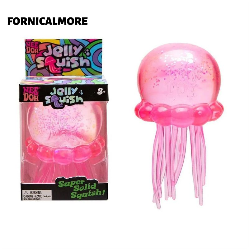 FORNICALMORE ของเล่นเจลลี่สควิช ลดความเครียดแบบแข็งแรง ตุ๊กตาหมึกยักษ์น่ารักสำหรับผ่อนคลาย ราคา 54 บาท*ส่งฟรี