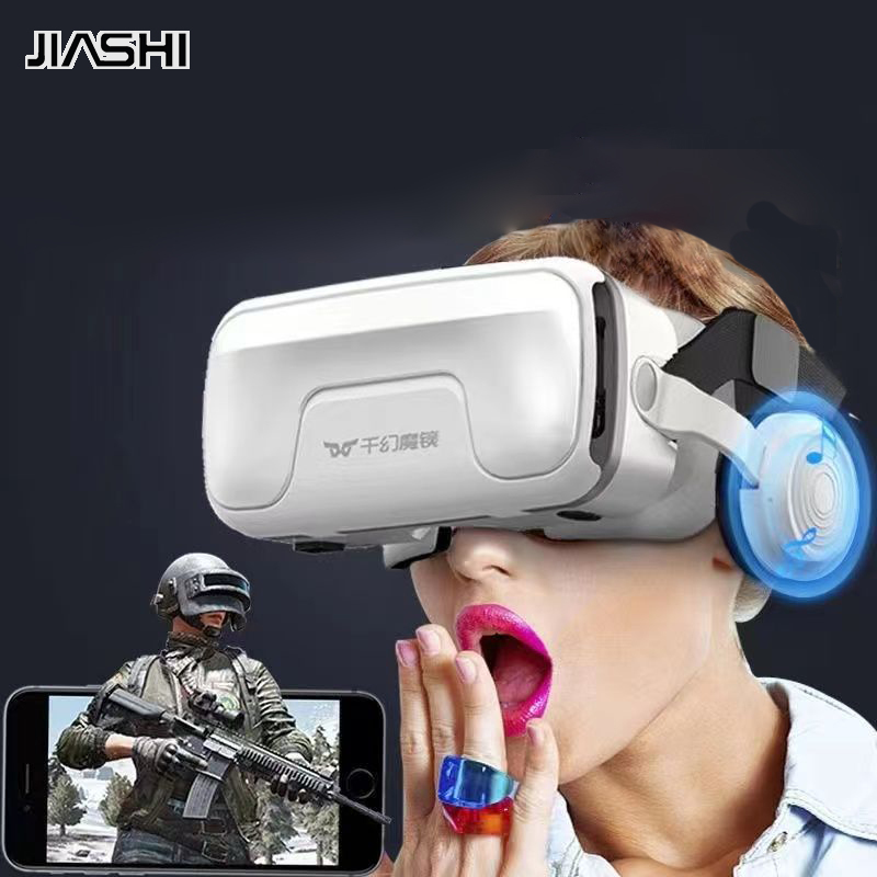 vr glasses virtual reality game movie smart phone BOX three d glasses all-in-one head mounted thousand fantasy magic mirror ราคา 426 บาท*ส่งฟรี