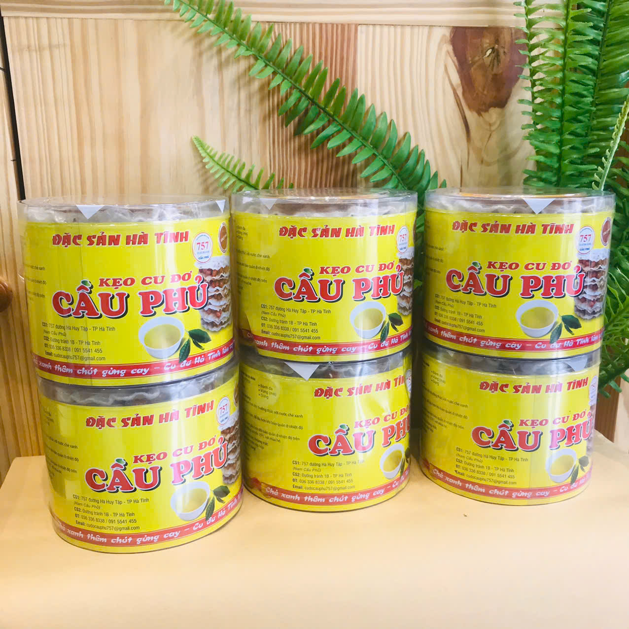 [Ảnh thật] [Chính hãng] Kẹo cu đơ 400g - 5 bánh - Cầu Phủ OhBook_Foods