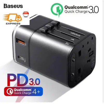 Baseus Quick Charge 4.0 3.0 USB Charger Universal Travel Adapter USB C PD QC QC4.0 QC3.0 Fast Charging International