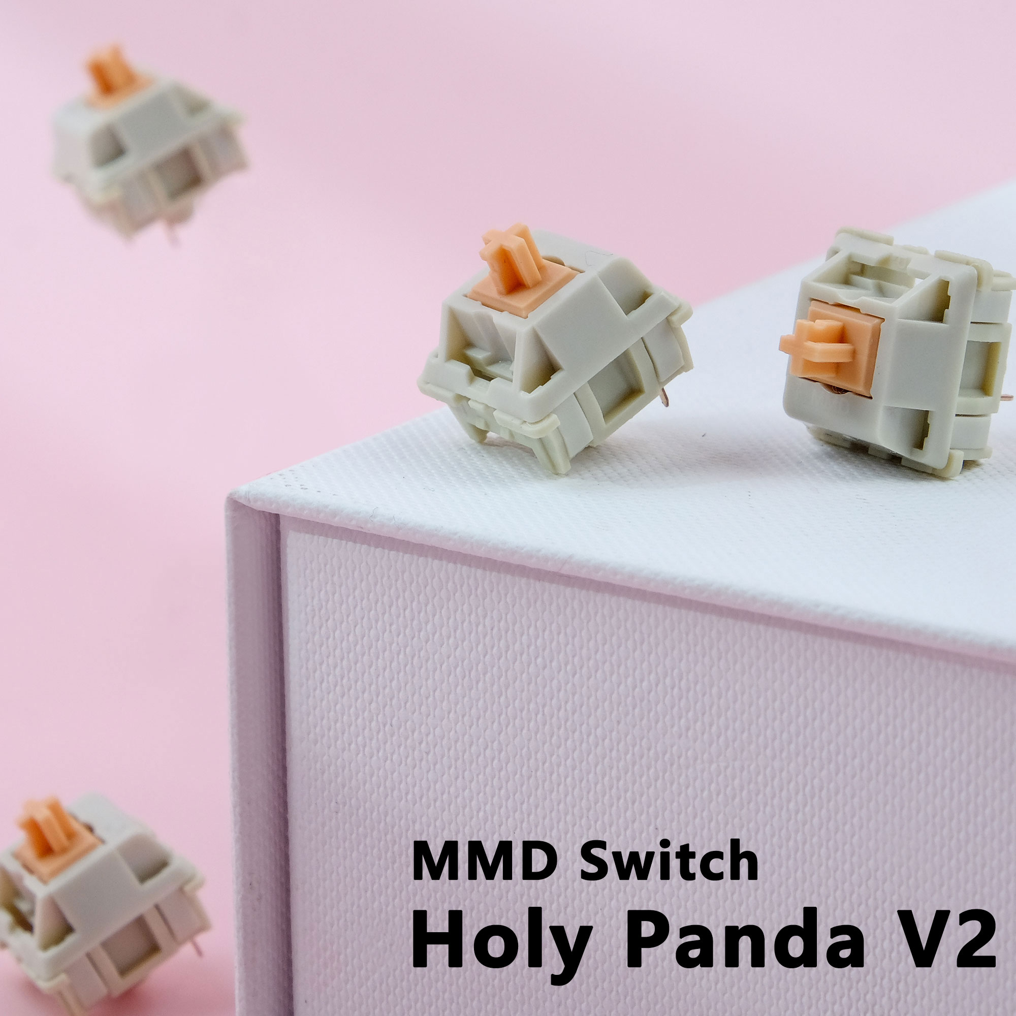 Gmaimengshangma Holy Panda V2 công tắc chạm 3pin 55G 62G 67g POM Bàn Phím Cơ tùy chỉnh công tắc Hot 