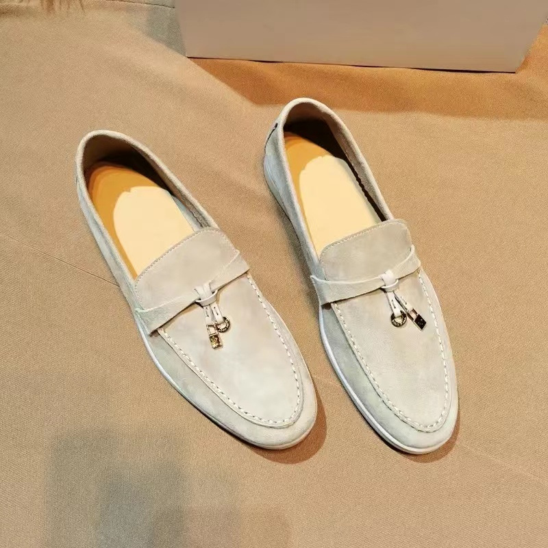Dzjpuabm Lp Lefu Shoes Women's 2023 Spring and Autumn Genuine Leather Women's Shoes Flat Sole Slip-On Lazy Shoes Casual Single Shoes Small Leather Shoes Boat Shoes & Loafers ราคา 982 บาท*ส่งฟรี