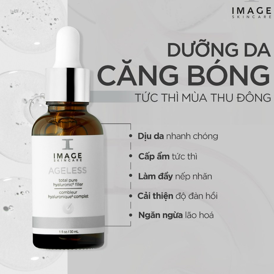 Tinh Chất Làm Đầy & Căng Bóng Da Với 6 Loại HA Hyaluronic Acid Image Ageless Total Pure H.A Filler 6