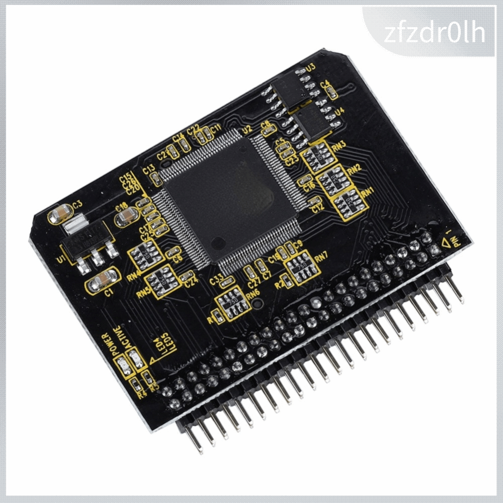 ZFZDR0LH 44Pin Nam Bộ chuyển đổi SD sang IDE 2.5 inch Hiệu suất ổn định Thẻ nhớ SD sang IDE SD SDHC SDXC MMC Bền bỉ Đầu nối nam Thẻ nhớ sang IDE Máy tính xách tay