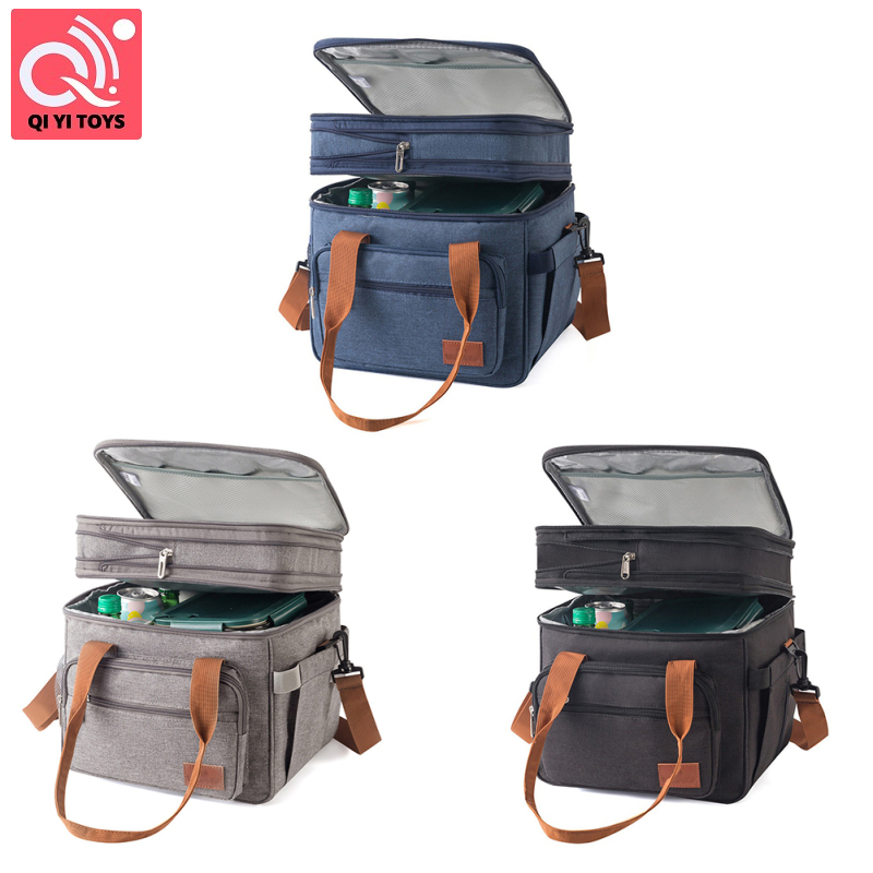 20L túi đựng bữa trưa & Hộp ăn trưa cho Nam Nữ, hai tầng leakproof Túi Giữ Nhiệt Đựng Cơm Trưa, trọng lượng nhẹ túi đựng đồ ăn trưa cho công việc, du lịch & Dã Ngoại