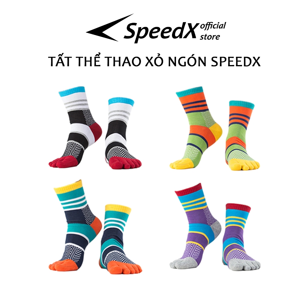 Tất xở ngón thể thao chạy bộ SpeedX chính hãng, Tất chạy bộ tất xỏ ngón chạy bộ