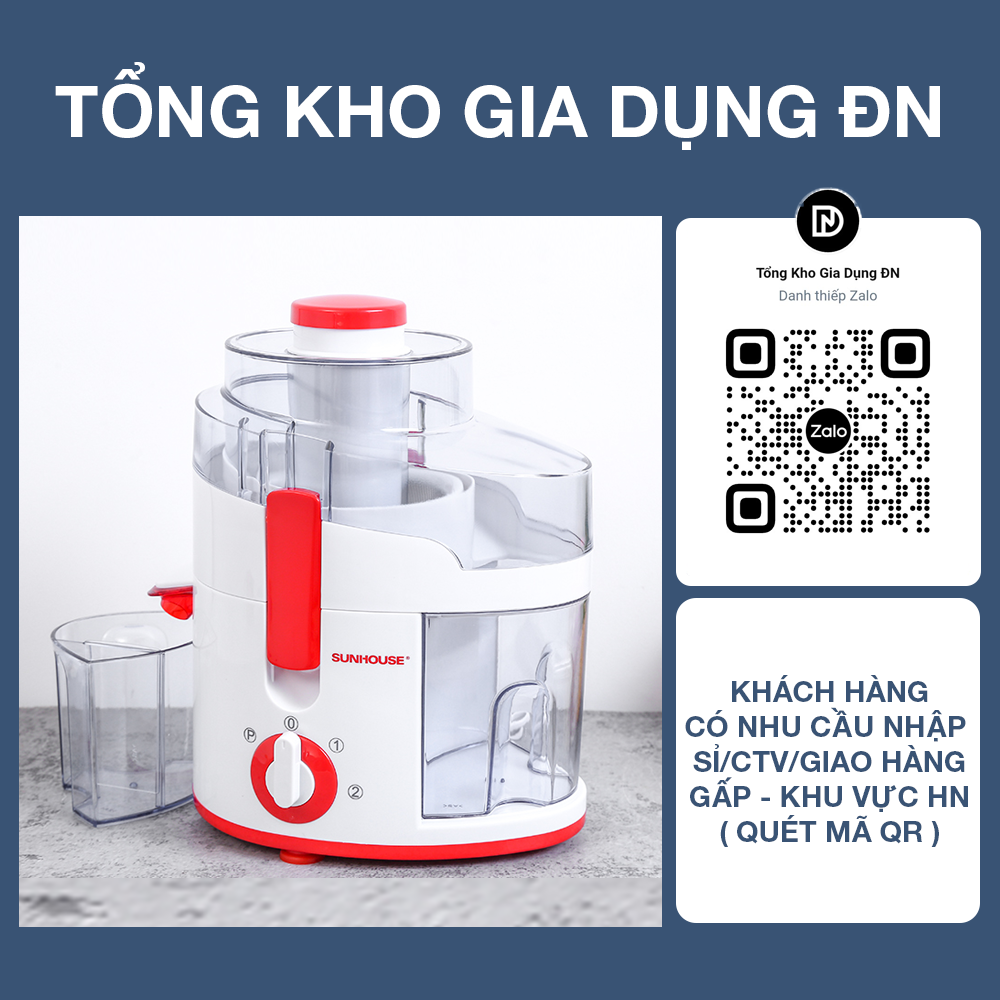 Máy ép hoa quả sunhouse shd5520 - bảo hành 12 tháng