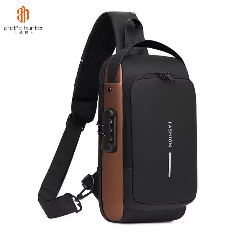 ARCTIC HUNTER túi nam túi xách nam túi đeo Túi Nam Nam Túi Đeo Chéo Thời Trang Chống Trộm Túi đeo vai có cổng sạc USB