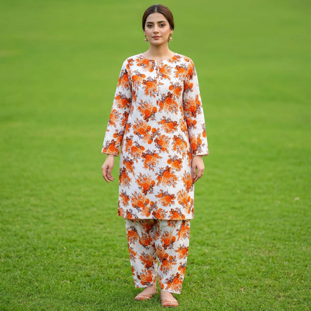 F.S Clothing SALE ALERT LAWN PRINTED 2 piece Suit COLLECTION