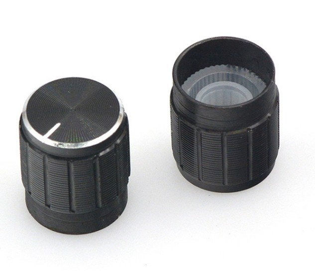 Công Tắc Xoay LEGPOT SP12T 26mm, 2-12 Vị Trí, Trục Hoa 20mm, Nút A03/C3 27mm, Đen/Bạc, Công Nghiệp, Bền Bỉ - núm 15*17Mm