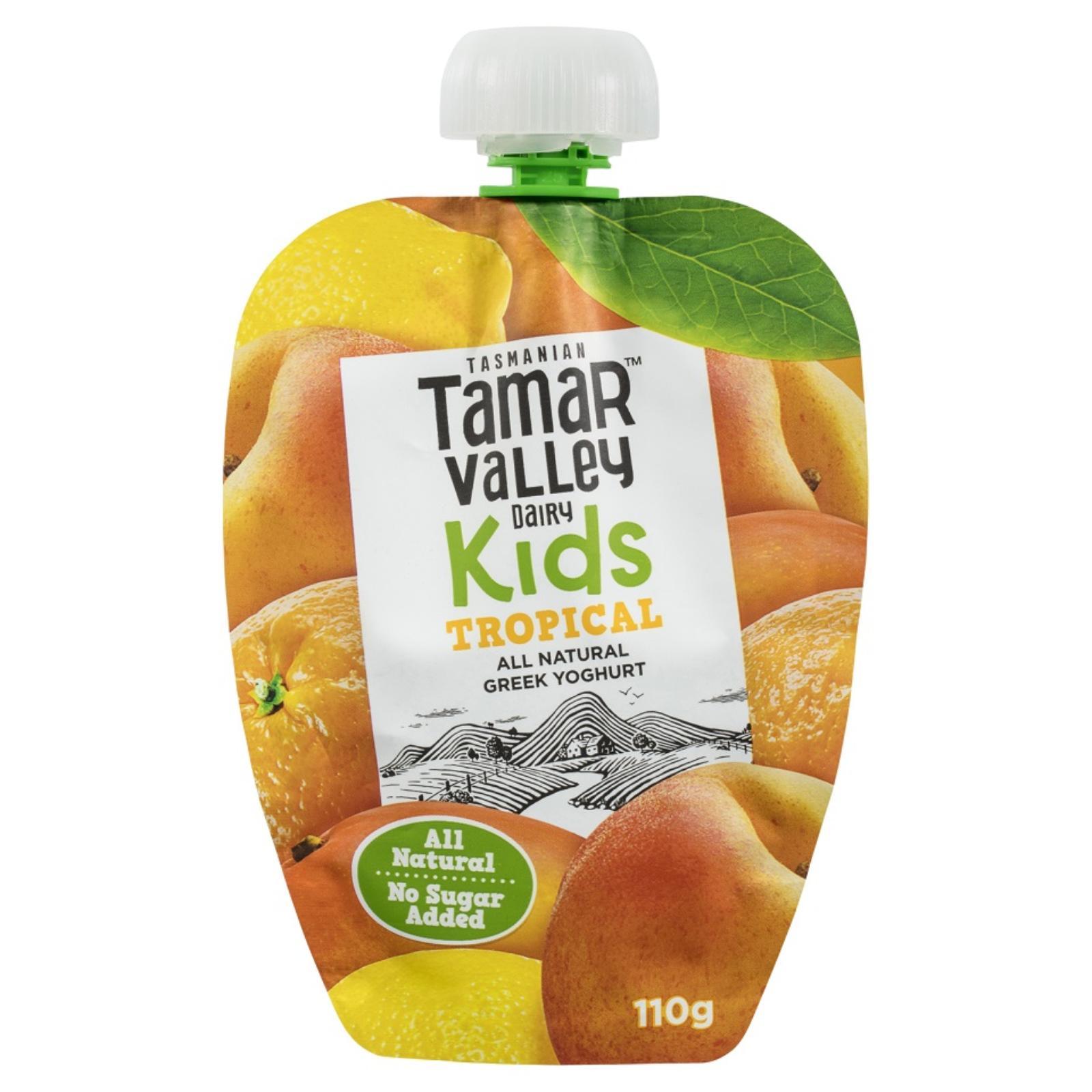Tamar Valley Greek Style Tropical Yoghurt Pouch By Redmart