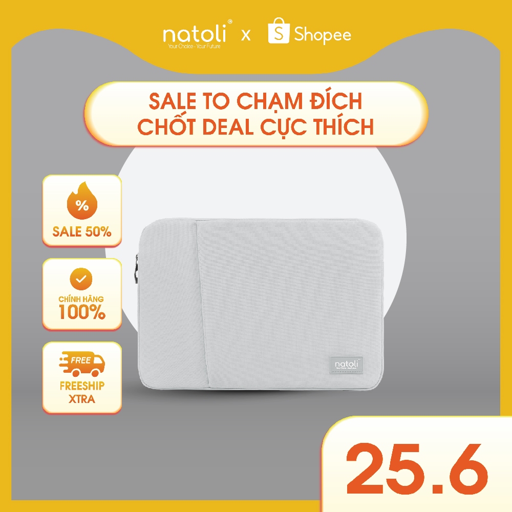 Túi Laptop chống sốc thương hiệu NATOLI đủ size dày dặn kháng nước BST Eager Laptop Bag T7