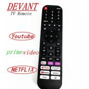 New devant remote control Use For Devant Lcd Led TV Player Television Remote Control prime video About YouTube Netflix universal tv remote with music devant smart tv remote control