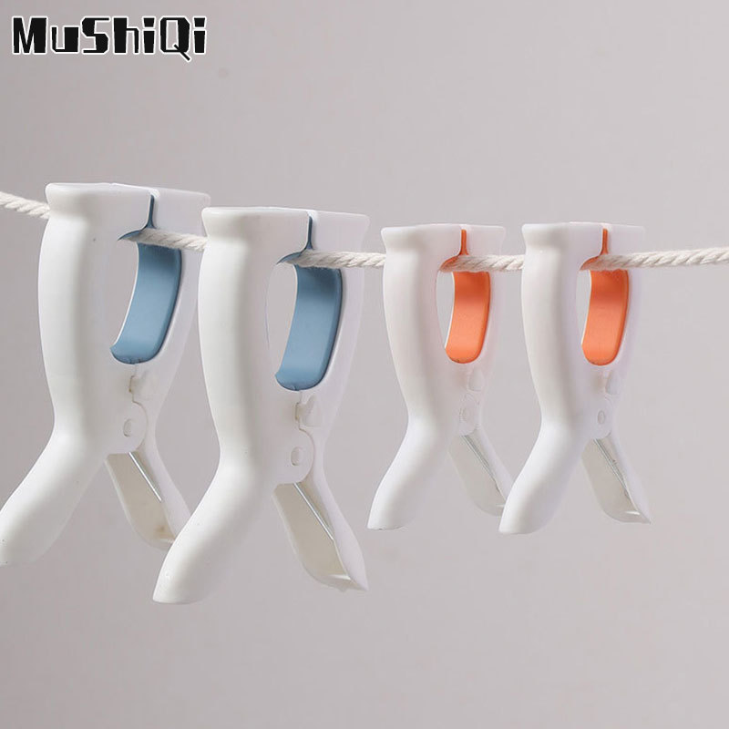 Clothespin drying quilt clip Multi-functional balcony windproof clip cute rabbit ears drying quilt holder ราคา 28 บาท*ส่งฟรี