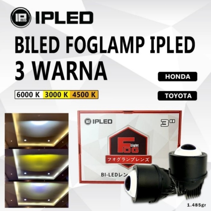 FOGLAMP BILED 3 WARNA 3 INCH BLUELENS TOYOTA - YUNIC STORE Harga 1,700,000 rupiah*Gratis Ongkir