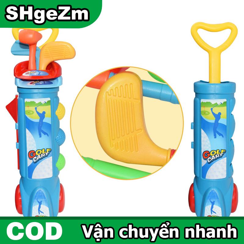 SHgeZm Cha Mẹ Cậu Bé Cô Gái Golf Thực Hành Vui Vẻ Trong Nhà Ngoài Trời Thể Dục Thể Thao Bóng Cho Cậu Bé Cô Gái Bao Gồm Bóng Câu Lạc Bộ Căn cứ Cờ