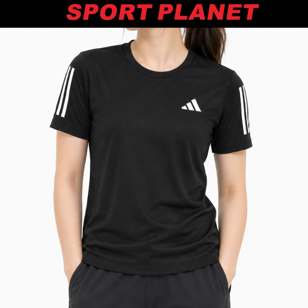 adidas Women Aeroready RUN Event Short Sleeve Running Shirt Baju Perempuan (IS7582) Sport Planet R-58