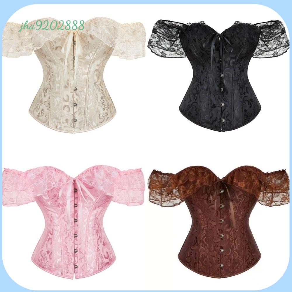 JHA9202888 Quần áo nữ Corset Jacquard Dưới Ngực Cổ điển  Máy định hình eo  Áo Y2k Gen nịt bụng Quà tặng cho phụ nữ