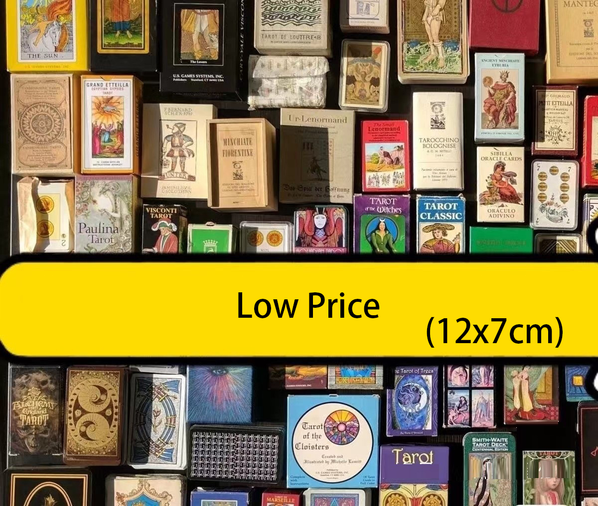 Thẻ bài Tarot | giải phóng mặt bằng với giá thấp | cỡ lớn tiêu chuẩn 12x7cm | thẻ tiên tri | thẻ bói toán cổ điển | trò chơi bói toán