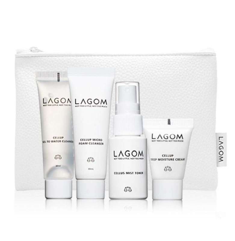 Buy Lagom Daily Skincare Essentials Travel Kit (Day and Night Cleanser, Toner and Moisturiser) Singapore