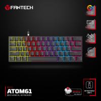 Fantech ATOM61 MK211 Mechanical Gaming Keyboard RGB Compact 61 Keys Red Switch Detachable Type-C