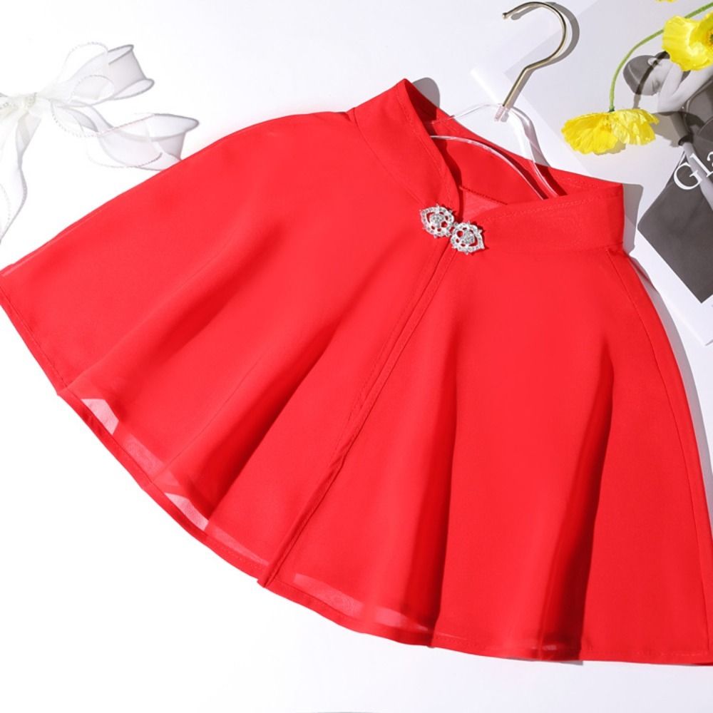 GOUPDO Phụ nữ Áo choàng cưới Phụ kiện đám cưới Quấn cô dâu Áo choàng dạ hội buổi tối Khăn choàng cô dâu đám cưới Áo choàng cô dâu Khăn choàng voan - 3