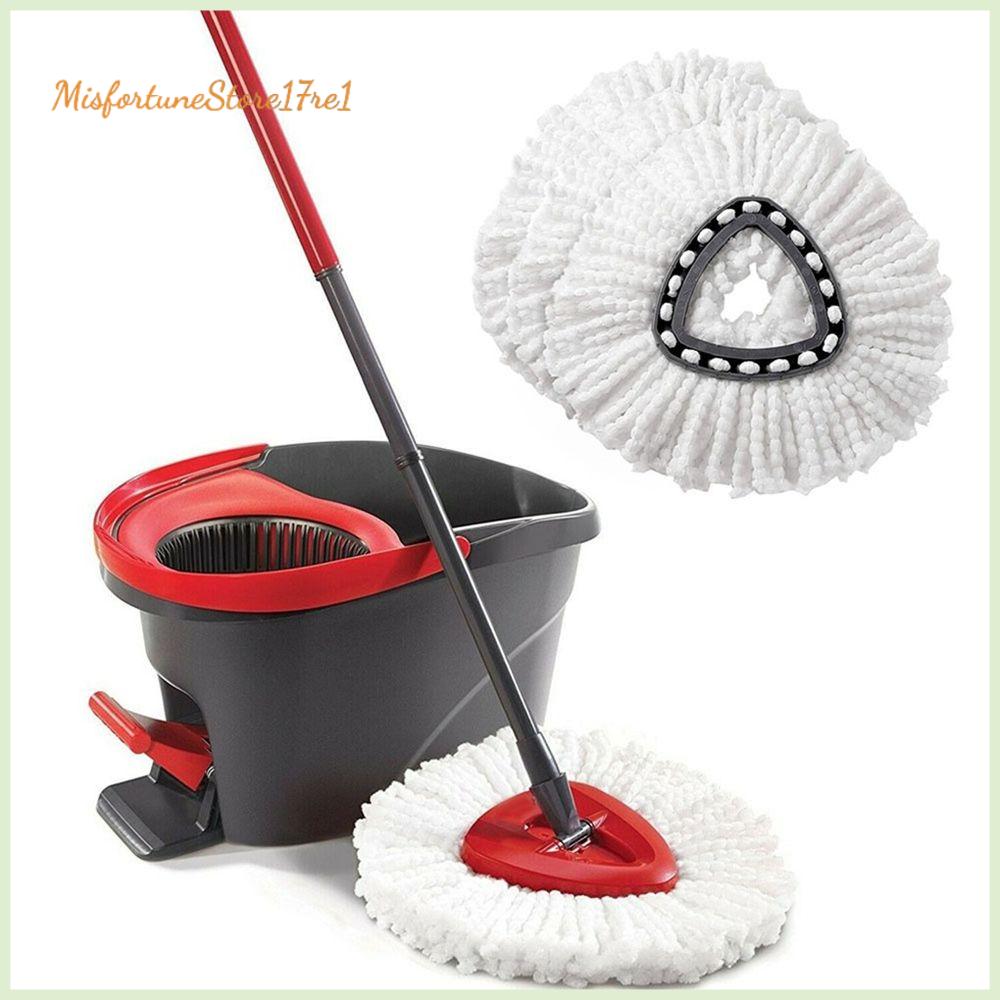 MISFORTUNESTORE17RE1 360 ° Easy Clean For O-Cedar / Vileda Đầu lau Wring Refill Thay thế Microfiber
