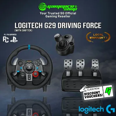 Logitech G29 Driving Force Racing Wheel With Force Shifter