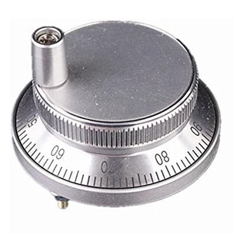100Ppr 4-Terminal Electronic Handwheel Manual Pulse Encoder 5V-24V Cnc System Hand Pulse Lathe Hand Crank Spare Parts Accessories