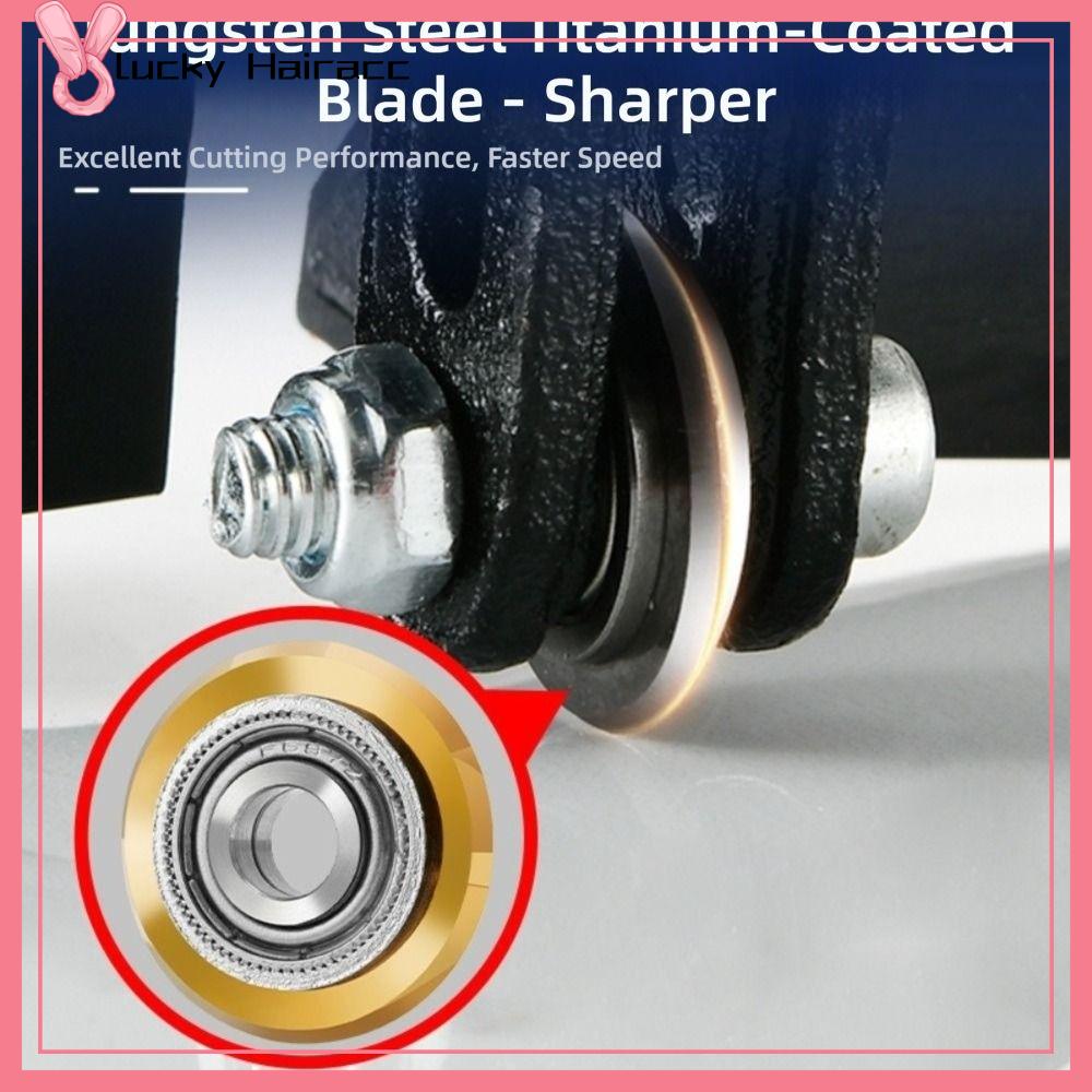 LUCKY HAIRACC Với đai ốc khóa Bolt Bánh xe cắt gạch Hướng dẫn sử dụng Hợp cacbua Máy cắt gạch 22MM Lưỡi cắt gạch