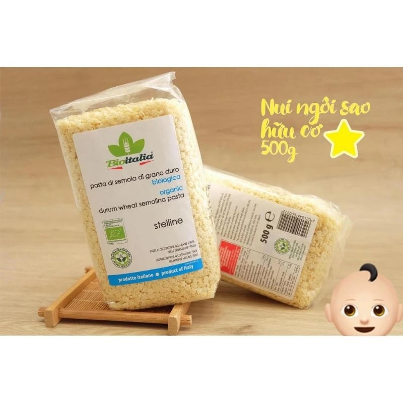 Nui Sao Hữu Cơ Cho Bé _Nui Sao Bioitalia có tách lẻ dùng thử