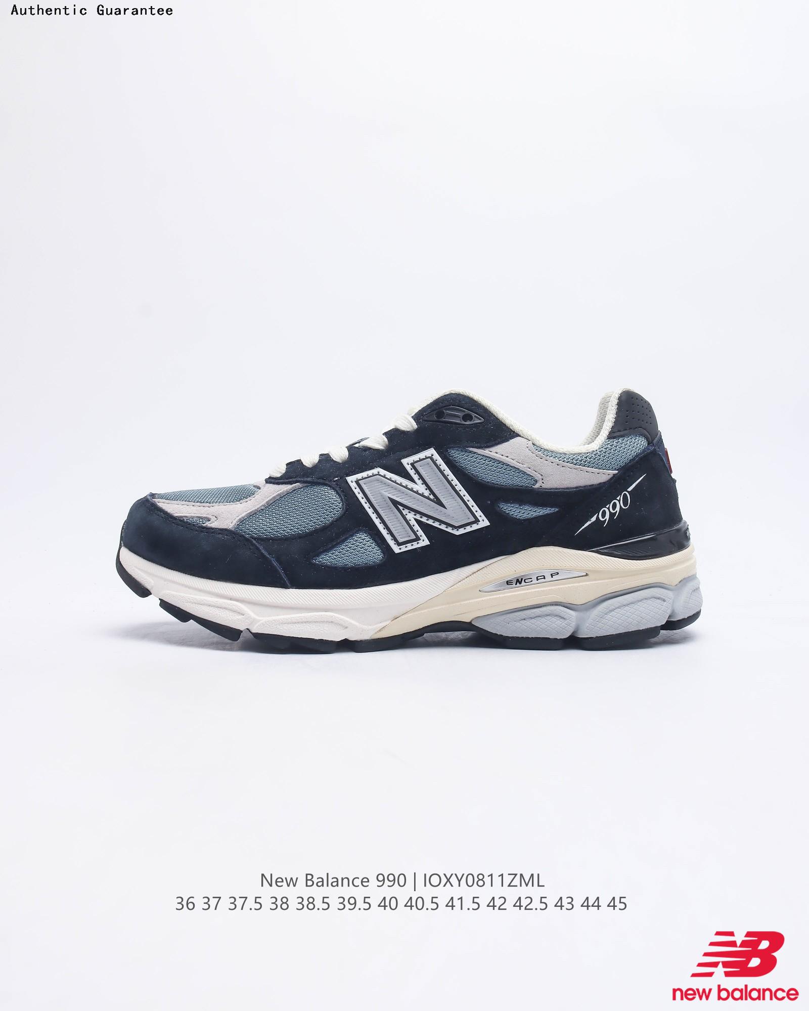 นิวบาลานซ์ New Balance NB990 V3 Series - Premium American-Made Retro Casual Shoes NB รองเท้าวิ่ง รองเท้ากีฬา รองเท้าเทรนนิ่ง รองเท้าบุริมสวย รองเท้าผ้าใบสีขาว ราคา 6,249 บาท*ส่งฟรี