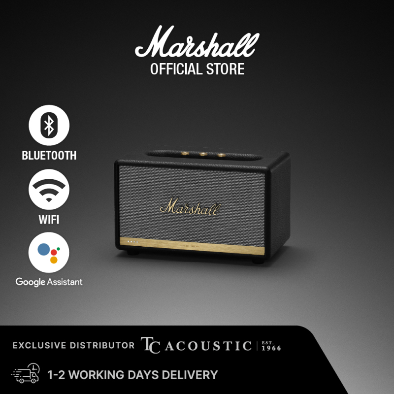 Marshall Acton II Voice Wireless Bluetooth Speaker with Google Assistant Singapore