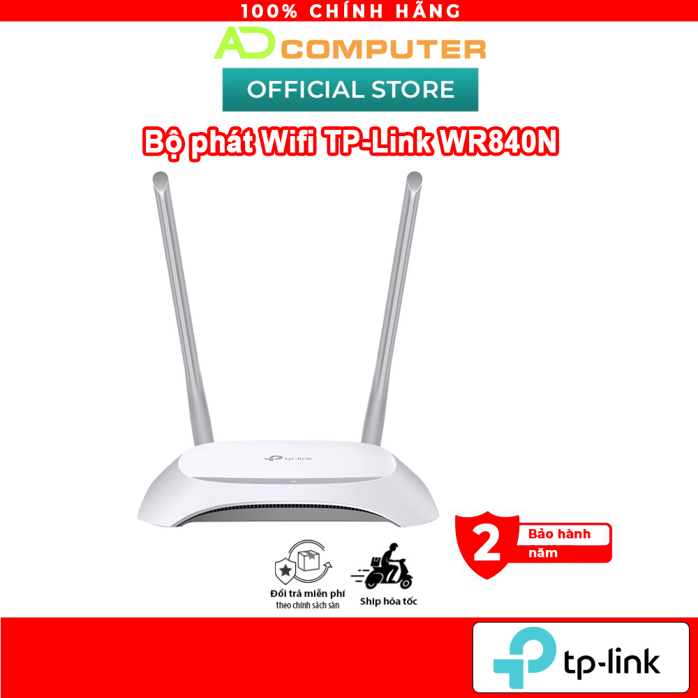 Bộ phát wifi chuẩn n 300mbps tplink wr840n