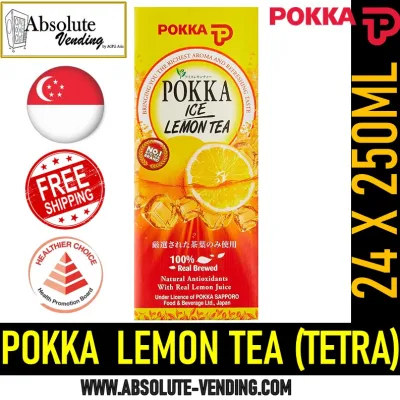 POKKA Lemon Tea 250ML X 24 (TETRA) - FREE DELIVERY within 3 working days!