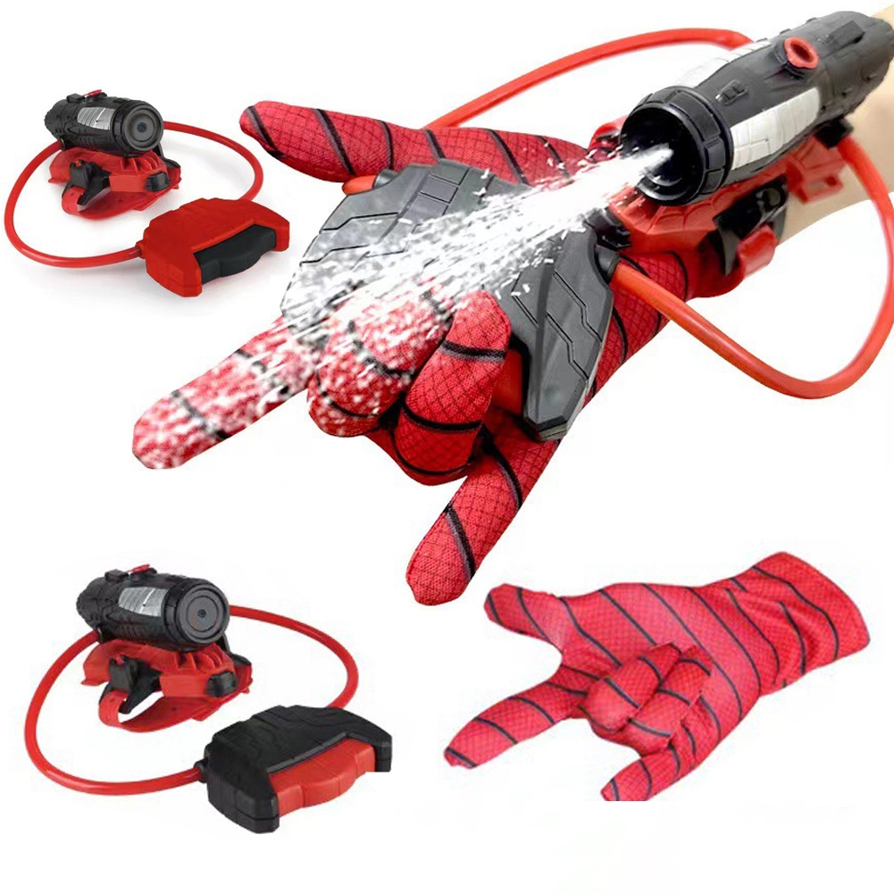 ของเล่นสไปเดอร์แมน ปืนฉีดน้ำ ปืนฉีดน้ำข้อมือ ปืนฉีดน้ําแรงดันสูง ตัวเปิดสไปเดอร์แมน ของเล่นยิงปืนของขวัญ ราคา 99 บาท*ส่งฟรี