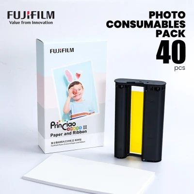 [Fujifilm] PrinCiao Smart II Photo Paper and Ribbon Cartridge