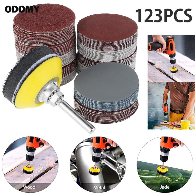 50mm alumina đĩa chà nhám giấy nhám mài Pad Máy khoan máy mài Dụng cụ xoay giấy nhám chà nhám đĩa cho kim loại alumina chà nhám đĩa Giấy nhám tròn