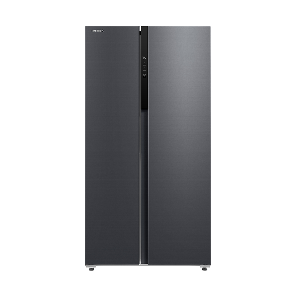 TOSHIBA REFRIGERATOR SIDE BY SIDE 20.6 Q.GR-RS780WI-PMT(06) Grey ราคา 23,490 บาท*ส่งฟรี